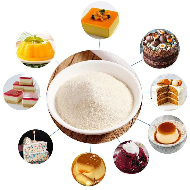 Wholesale Halal Edible Gelatin Powder From Bovine Skin for Gummies 140 Bloom